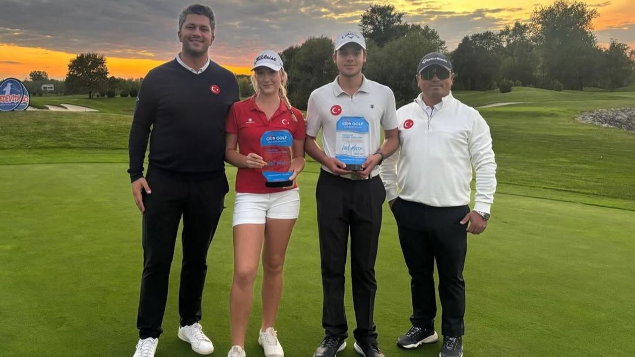 Milli Golfçülerimizden Hırvatistan’da Çifte İkincilik!