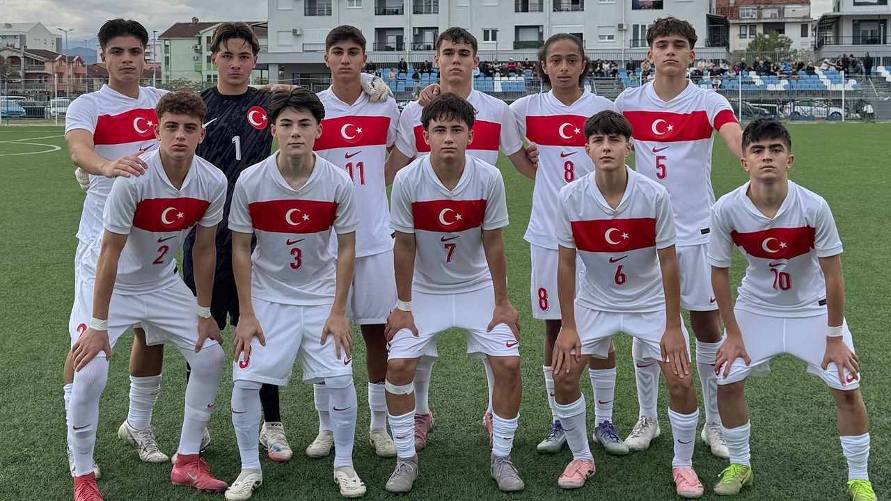 U15 Millî Takımımız, Karadağ’ı 3-0 Mağlup Etti