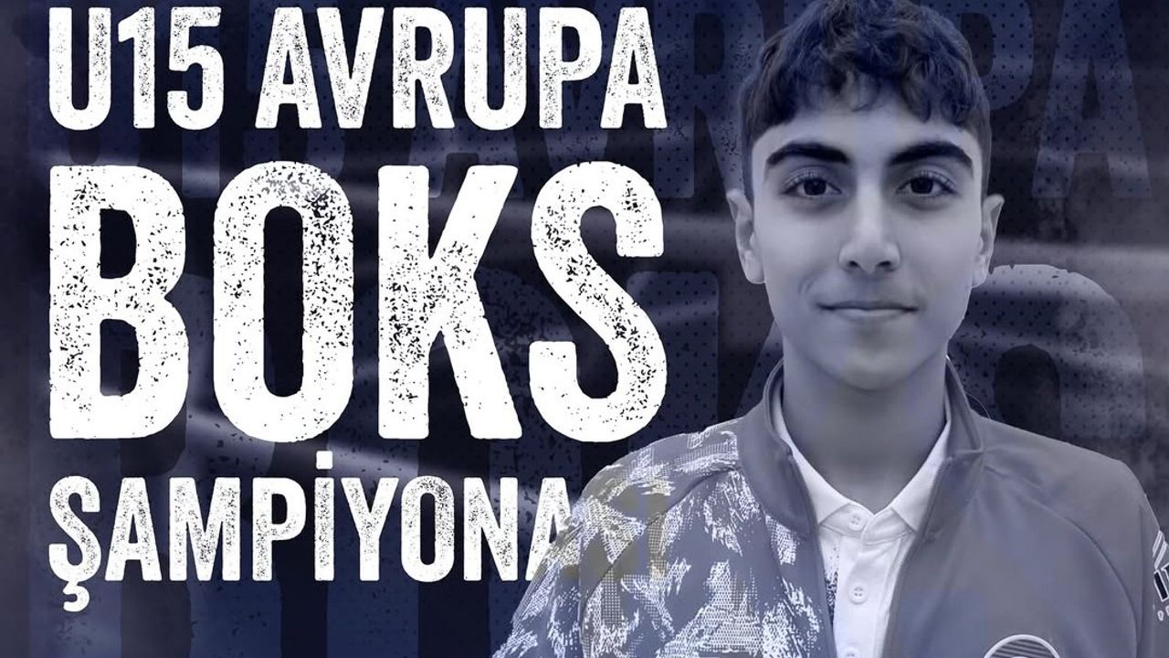 Yağız Kıymaz U15 Avrupa Boks Şampiyonası’nda ikinci