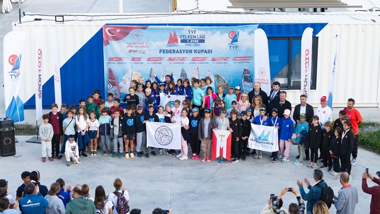 TYF Yelken Ligi 1. Ayak Optimist Junior Yarışları Tamamlandı