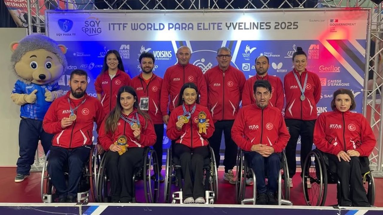 Milli Para Sporcularımız Fransa’dan 5 Madalya ile Döndü