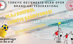 Plaj Korfbol Türkiye Şampiyonası 20-22 Haziran'da İstanbul'da