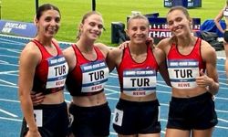 4x100m Kadın Bayrak Takımı U23 ve Büyükler Rekoru Kırdı