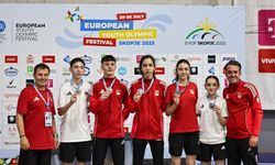 Taekwondocular EYOF’ta altın ve gümüş madalya kazandı