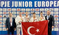 Genç judoculardan Üsküp’te 4 madalya birden