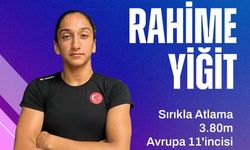 "Rahime Yiğit Avrupa U20 Atletizm Şampiyonası’nda 11. oldu"