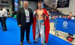 Emircan Abdullah Beserek Avrupa Kick Boks Şampiyonu Oldu