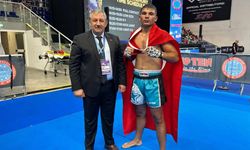 Ebubekir Polat Avrupa Kick Boks’ta altın kazandı