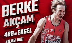 Berke Akçam 400m engelde yarı finale yükseldi