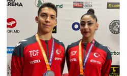 Busenaz ve Murat Mert’ten Çiftlerde Gümüş Madalya