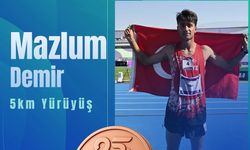 Mazlum Demir’den 5KM Yürüyüşte Bronz Madalya Sevinci