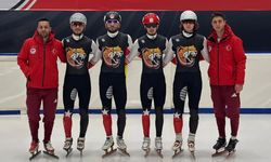 Short Track 5000m Bayrak Takımımız yarı finalde