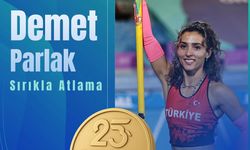 Demet Parlak’tan Sırıkla Atlama Altını Riyad’da Geldi