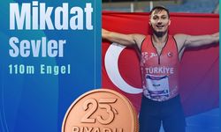 Mikdat Sevler’den 110m engelde tarihi bronz