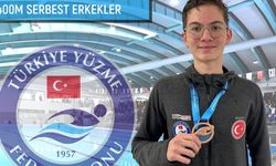 Sarper Taze, CECJM 400m serbest erkeklerde üçüncü oldu