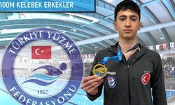 Umut Aras Özkan, CECJM 100m kelebekte altın madalya kazandı