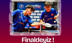 Görkem ve Kenan masa tenisinde Dünya finaline yazıldı