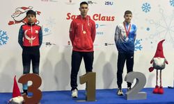 Short Track Santa Claus Cup'ta 7 Madalya Sevinci