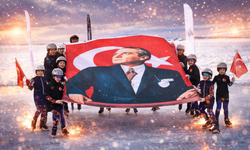 Çıldır Gölü’nde Buz Üstünde Nefes Kesen Gösteri