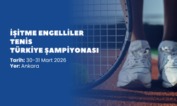 İşitme Engelliler Tenis Türkiye Şampiyonası Ankara’da başlıyor