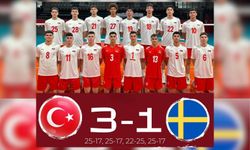 U18 Erkek Milliler İsveç’i 3-1 Mağlup Etti