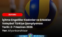 İşitme Engelliler Voleybol Şampiyonası Afyon’da