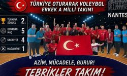 Oturarak Voleybol Millileri Avrupa ikincisi oldu