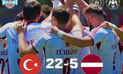 7'li Ragbi Millileri Letonya'yı 22-5 Mağlup Etti