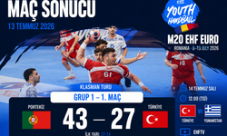 U20 Erkek Hentbol Millileri Portekiz'e Farklı Mağlup Oldu