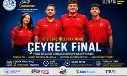 U19 Bilardo Milli Takımı çeyrek finalde