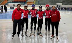 Short Track Millileri Erzurum Kampında Çalışıyor