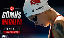 Defne Kurt 50 Metre Serbestte Avrupa İkincisi Oldu