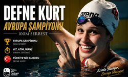 Defne Kurt 100 Metre Serbestte Avrupa’nın Şampiyonu Oldu
