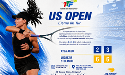 Ayla Aksu Amerika Açık’ta İlk Grand Slam Heyecanını Yaşadı