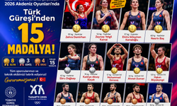 Türk Güreşi Akdeniz Oyunları’na 15 Madalyayla Damga Vurdu