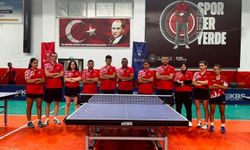 Genç Milli Masa Tenisi Takımı Avrupa İçin Hazırlandı