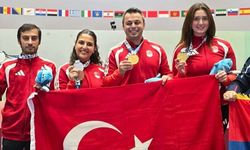 Havalı Tabancada Taranto Kürsüsüne Türkiye Damgası