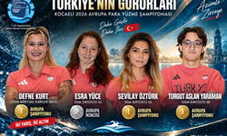 Kocaeli’de Milli Para Yüzücülerden Altın Yağmuru