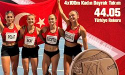 Kadın 4x100 Bayrak Takımı Türkiye Rekoruyla Bronz Aldı