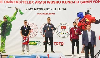 ÇOMÜ Öğrencisi, Wushu Kung-Fu Türkiye Şampiyonu Oldu!