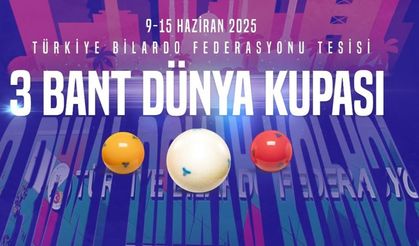 3 Bant Bilardo Dünya Kupası Türkiye’de başlıyor!