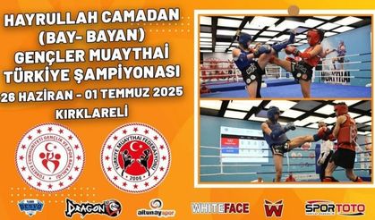 Gençler Muaythai Türkiye Şampiyonası Kırklareli’nde Başlıyor