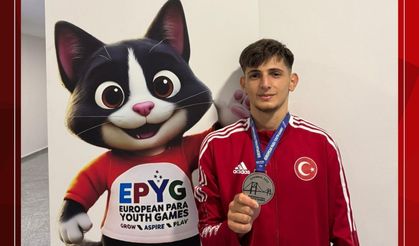 Yusuf Eren Ay Avrupa Para Gençlik Oyunları’nda gümüş aldı