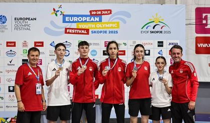 Taekwondocular EYOF’ta altın ve gümüş madalya kazandı