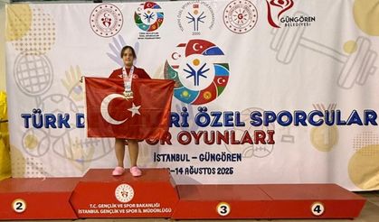 Muğlalı Özel Sporcu Elif Oral’dan 3 Altın Madalya