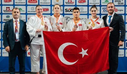 Üsküp’te Türk judoculardan 5 madalya birden!