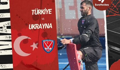 Erkek Hokey Milli Takımı Avrupa Şampiyonası’nda Ukrayna ile