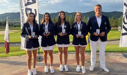 Milli golfçüler Avrupa Takım Şampiyonası’nda kürsüde