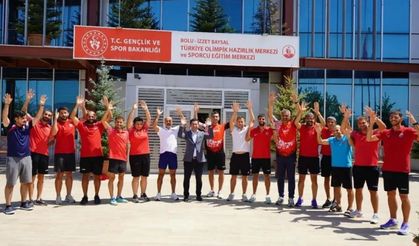 İşitme Engelliler Atletizm Milli Takımı Bolu’da Kampa Girdi