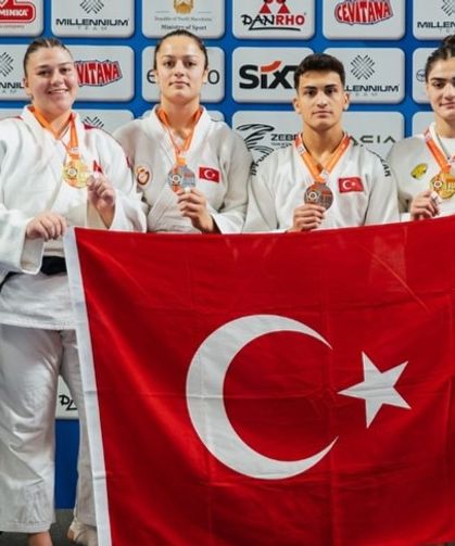 Üsküp’te Türk judoculardan 5 madalya birden!